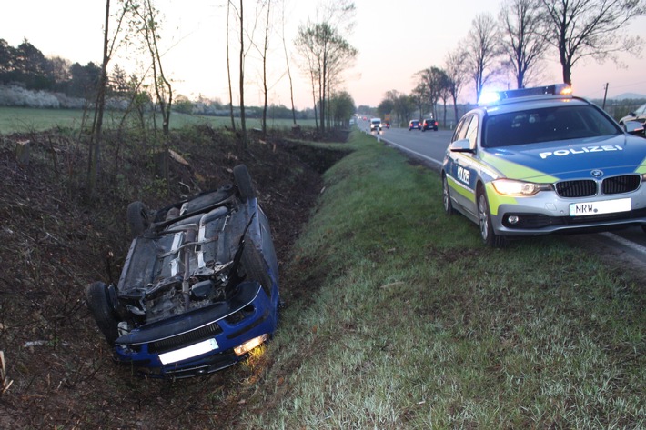 POL-HX: Bei Unfall leicht verletzt